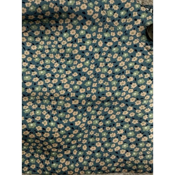 Madewell Women’s Button-Wrap Crop Tank in Bitsy Floral Size 4 - Picture 15 of 15